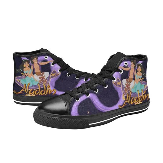Princess Jasmine Aladdin High Top Shoes Sneakers