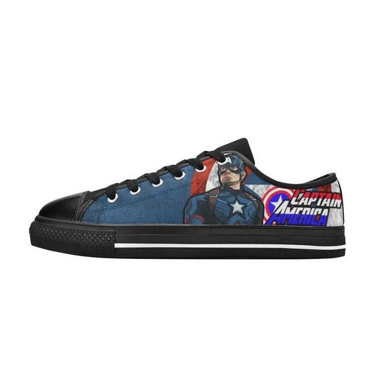 Captain America Custom Low Top Shoes Unisex