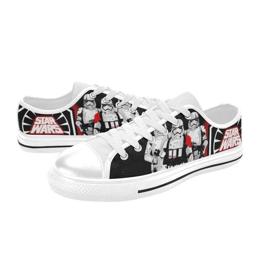 Storm Trooper Movie Low Top Sneakers