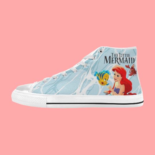 The Little Mermaid High Top Shoes Sneakers