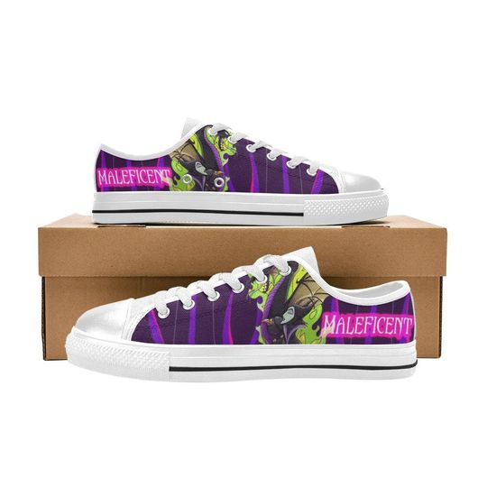 Custom Low Top Shoes Canvas Maleficent Unique and Trendy Footwear