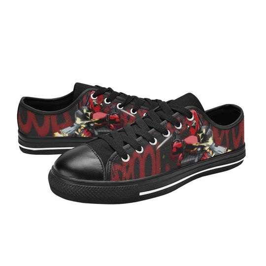 Deadpool Movie Low Top Sneakers