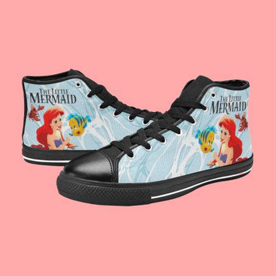 The Little Mermaid High Top Shoes Sneakers