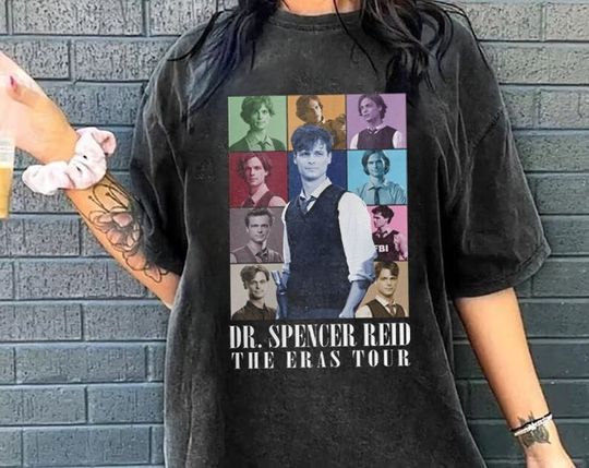 Dr. Spencer Reid Criminal Minds Eras Tour T-shirt, Spencer Reid Vintage T-shirt