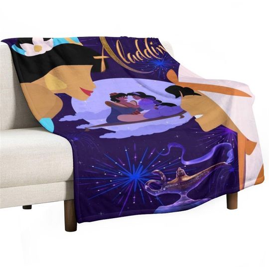 Customized Disney Aladdin Blanket Personalized Blanket