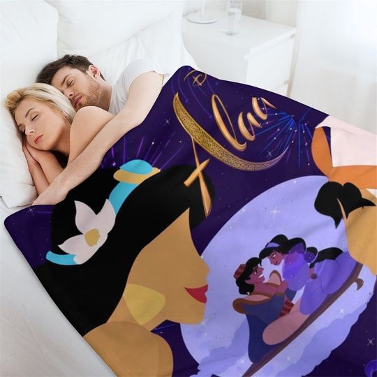 Customized Disney Aladdin Blanket Personalized Blanket