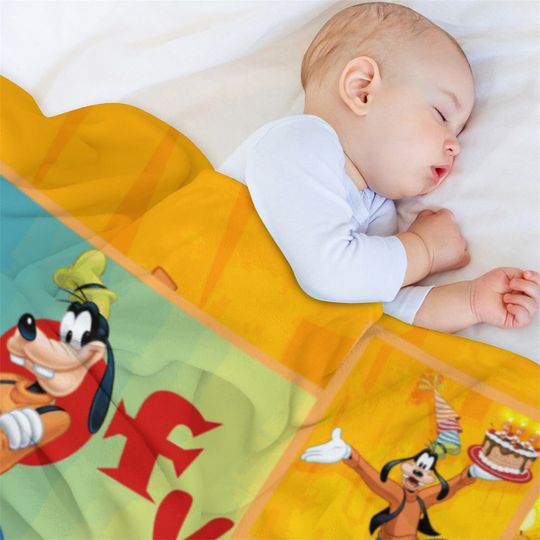 Customized Disney Goofy Throw Blanket Gifts