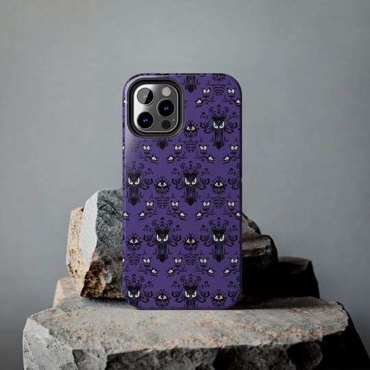 Haunted Mansion Wallpaper Inspired Tough iPhone Case - Elegance Meets Protection
