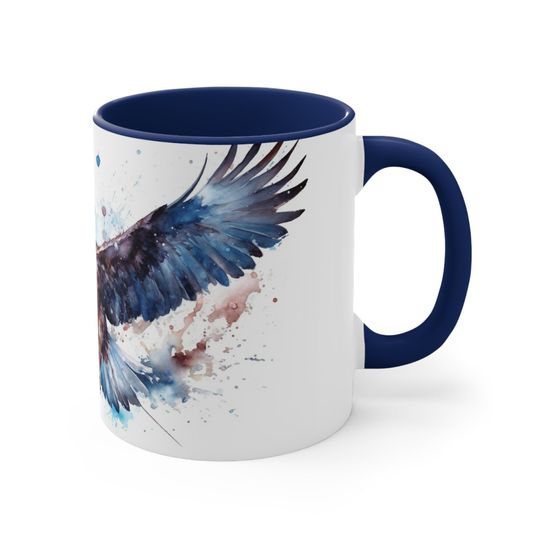 Accent Coffee Mug, 11oz, Bald Eagle