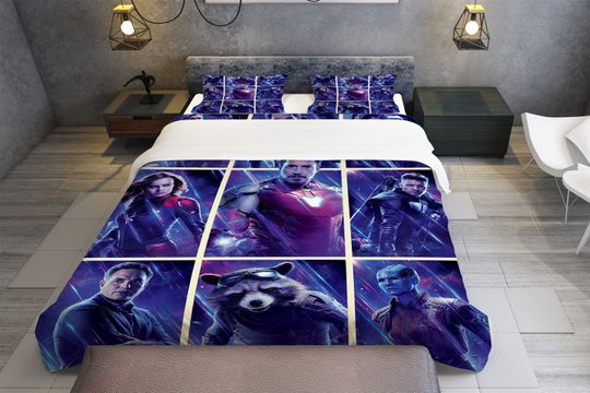 Marvel Bedding Set, Bedroom Decoration, Creative Gifts