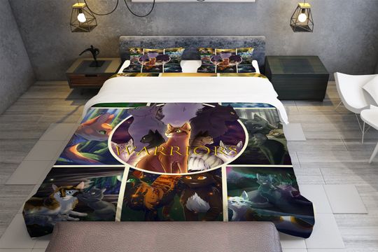Warriors Cats Bedding Set, Bedroom Decoration