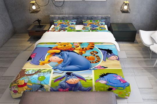 Eeyore Bedding Three Piece Set, Bedroom Decoration, Creative Gifts