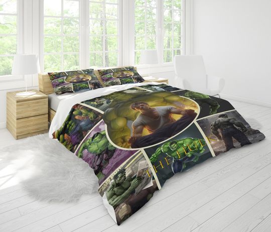 The Hulk Bedding Set, Super Hero Bedroom Decoration