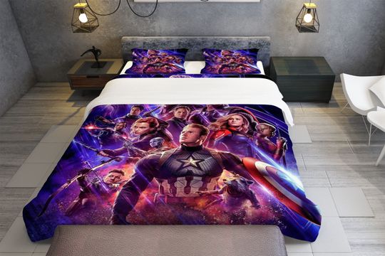 Marvel Bedding Set, Bedroom Decoration, Creative Gifts