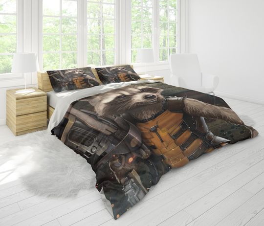 Rocket Raccoon Bedding Set
