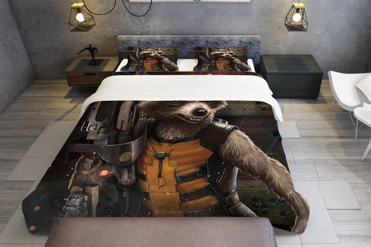 Rocket Raccoon Bedding Set