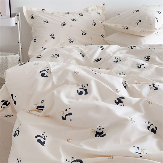 Cute Panda Bedding Set, Animal Bedding Set