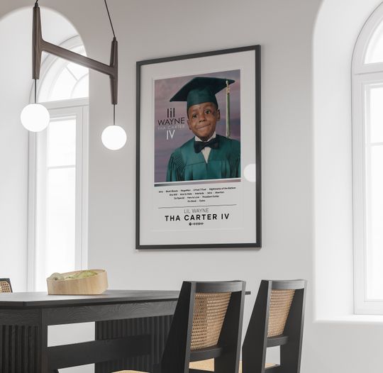 Lil Wayne Poster, Lil Wayne Concert Poster, Retro Music Poster