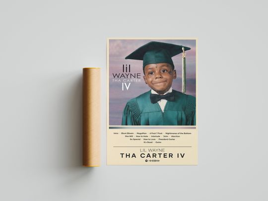 Lil Wayne Poster, Lil Wayne Concert Poster, Retro Music Poster