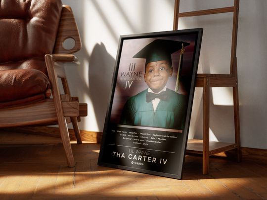 Lil Wayne Poster, Lil Wayne Concert Poster, Retro Music Poster