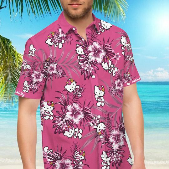 Hello Kitty Hawaiian Shirt Ver2