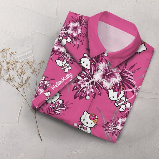 Hello Kitty Hawaiian Shirt Ver2