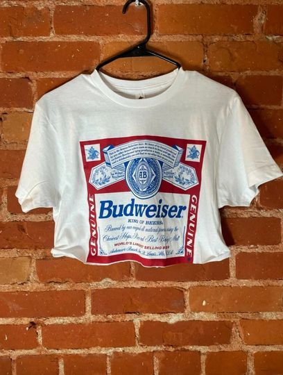 Original Budweiser Royalty Crop Top