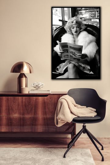 Marilyn Monroe Poster, Marilyn Monroe Print