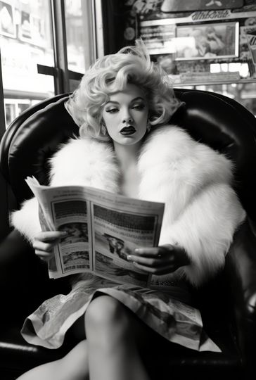 Marilyn Monroe Poster, Marilyn Monroe Print