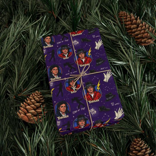 Michael Jackson Inspired  Wrapping Paper