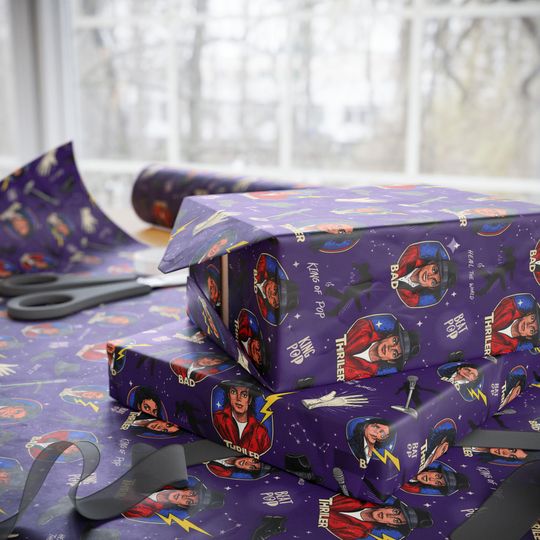 Michael Jackson Inspired  Wrapping Paper