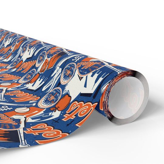 NY METS Wrapping Paper