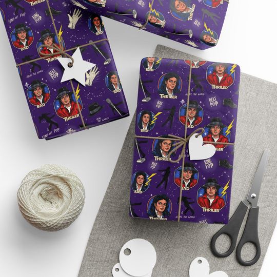 Michael Jackson Inspired  Wrapping Paper