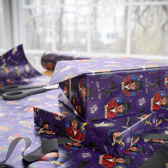 Michael Jackson Inspired  Wrapping Paper
