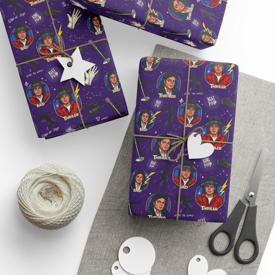Michael Jackson Inspired  Wrapping Paper