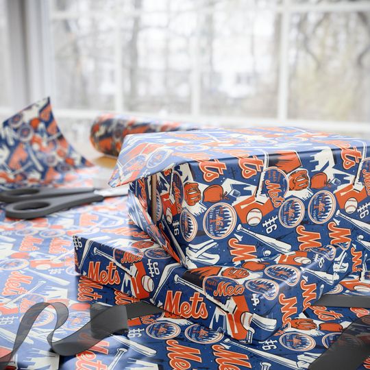NY METS Wrapping Paper