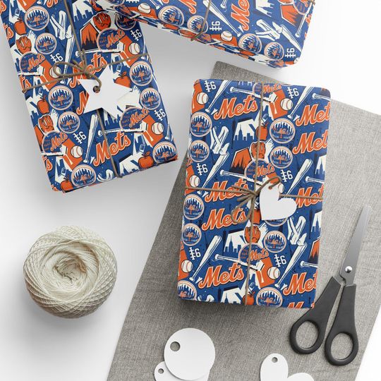 NY METS Wrapping Paper