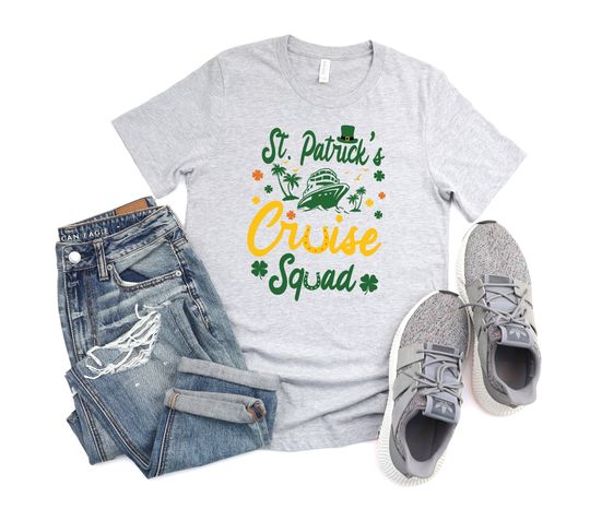 St Patrick's Day Cruise Squad Shirt: Matching Group Tee