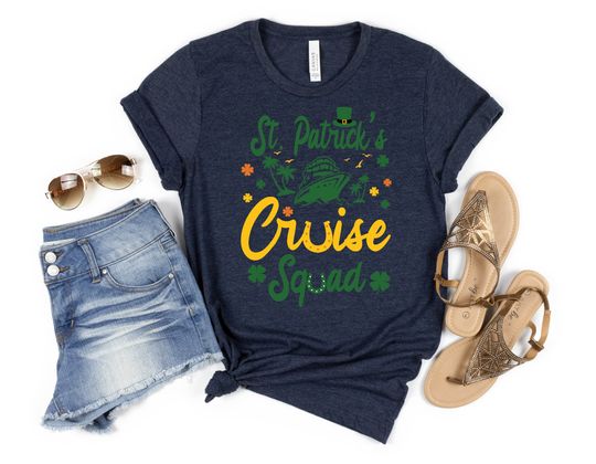 St Patrick's Day Cruise Squad Shirt: Matching Group Tee