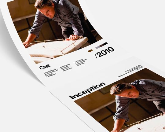 Inception - 2010 - Leonardo DiCaprio & Christopher Nolan - Movie Poster