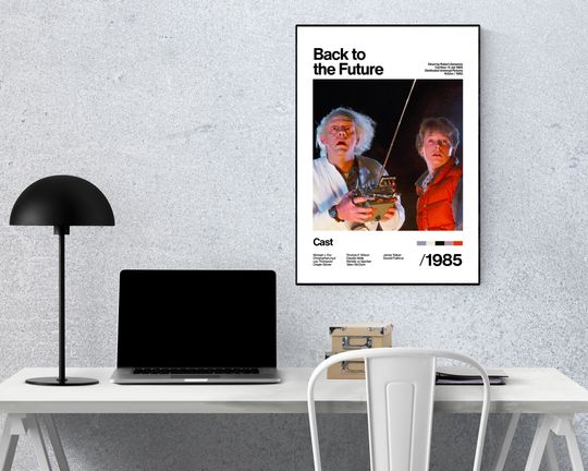 Back To The Future - 1985 - Michael J. Fox Christopher Lloyd - Movie Poster