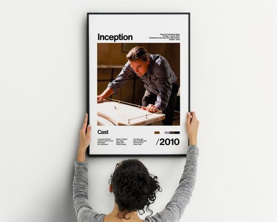 Inception - 2010 - Leonardo DiCaprio & Christopher Nolan - Movie Poster