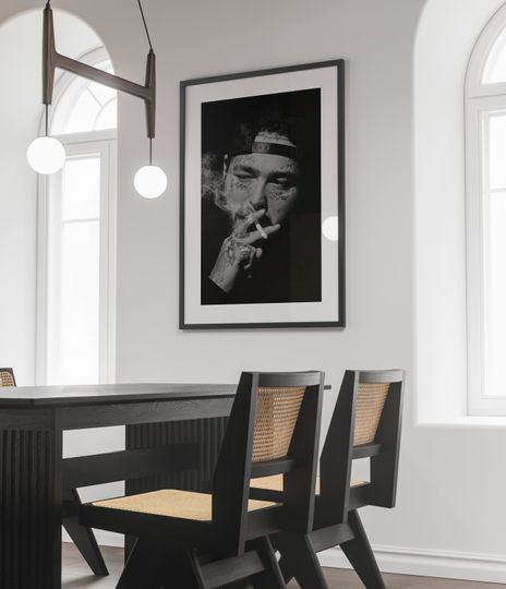 Post Malone Poster, Hip Hop Rapper Poster