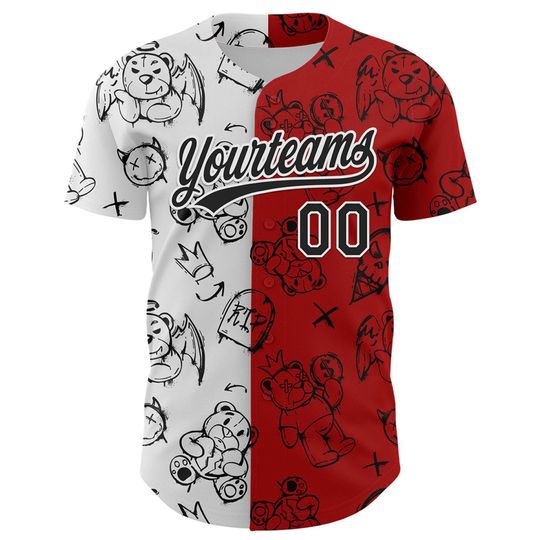 Halloween Horror Baseball Jersey Personalized Unisex Top