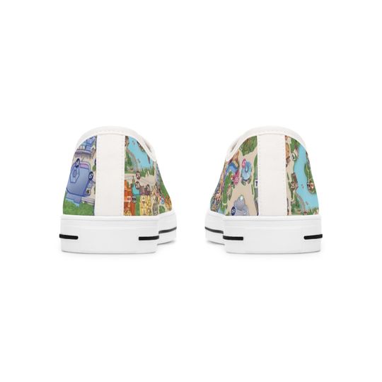 Disney Park Map Women's Low Top Sneakers