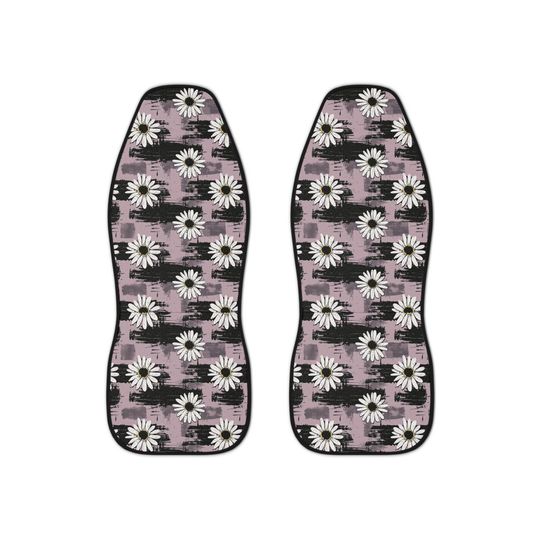 Daisy Seat Covers, Gothic Daisy Covers, Seat Covers for Car, New Driver Gift