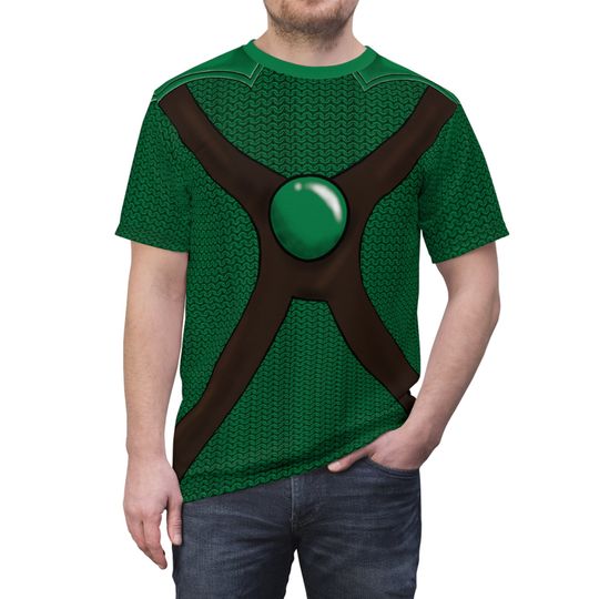 Green DND Shirt, Fighter, Dungeons and Dragons