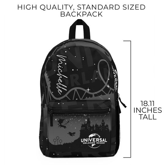 Custom Universal Studios Backpack Wizard | Personalized Wizard Universal Studios Family Trip Orlando Florida Vacation Gift