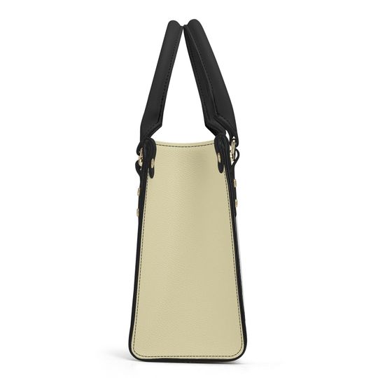 Leather Handbag  beautiful  design abstract art spring colors