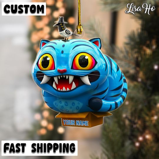 Personalized Name KPOP Demon Hunter Christmas Ornament